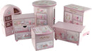 Girl Jewelry Box Pink Cute bunny Tabletop Storage Box Little girl birthday christmas Gift kids jewelry box Organizer by TinyTreasures Baby Boutique