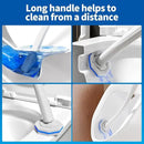Disposable Toilet Brush Cleaning System with 50pcs Refills Pads Replacement Heads, Toilet Cleaning Stick, Wall Mounted Toliet Wand Kit Bathroom Maintenance, Toilet Bowl Cleaner Wands Holder and Set by CozyNest Decor