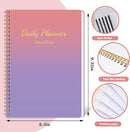 Cute Daily Planner Undated & To Do List Notebook for Work: With Hourly Schedule, 80 days Day on a Page Planner for Life Tasks - Day & Hour Agenda, Organizer Journal For Women or Men by TinyTreasures Baby Boutique