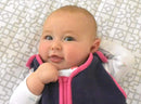 baby deedee Sleep nest Fleece Baby Sleeping Bag, Purple Rain, Large (18-36 Months) by TinyTreasures Baby Boutique