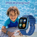 Waterproof Smart Watch for Kids Boys Ages 5-12 with 39 Games, HD Camera, Video, Music, Habit Tracking, Alarm, Pedometer, Kids Smart Watch Chrismars Birthday Gift for Boys Age 5 6 7 8(Blue) by TinyTreasures Baby Boutique