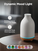 InnoGear Essential Oil Diffuser, 150ml Ceramic Stone Diffuser Handcrafted Aromatherapy Diffusers Ultrasonic Cool Mist Humidifier Vaporizor with 2 Mist Modes Waterless Auto Off for Room Office, White by TinyTreasures Baby Boutique