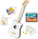 Loog Mini Acoustic kids Guitar for Beginners 3-strings Ages 3+ Learning app and lessons included by TinyTreasures Baby Boutique