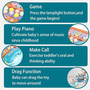 Baby Phone Toy,Baby Toy Phone Cartoon Baby Piano Music Light Toy Children Pretend PhoneToy Gift Game Boy Girl Early Education Gift Blue (18 M+) by TinyTreasures Baby Boutique
