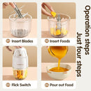 Baby Food Maker - Processor & Blender for Fresh Meals, Fruits, Veggies, Meat & Puree (White) by TinyTreasures Baby Boutique