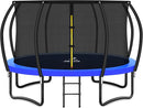 Trampoline 8FT 10FT 12FT 14FT 16FT, Recreational Trampolines with Enclosure Net and Ladder, Outdoor Anti-Rust Trampolines for Kids and Adults, ASTM Approved by TinyTreasures Baby Boutique
