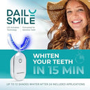 Teeth Whitening Kit with LED - Formulated for Sensitive Teeth, Hands-Free, Waterproof LED Light and 4 Gel Pens, Instant Results by CozyNest Decor