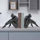 Guichifun Yoga Dancer Statue Home Decoration - Resin Bronze Sculpture Modern Creative Home Garden Statue Handicrafts Art Ware Home Décor Office Room or Outdoor Garden Gifts 10.25 x 4.25 x 8.75 Inch by CozyNest Decor
