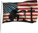Memorial Day Flag 3x5 Ft for Outdoor Flag, Faith Over Fear Flag Remember Our Heroes Christian American Flags for Outside 3x5 Ft Double Sided Christian Banners with Brass Grommets by GreenHaven Gardens