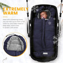 Orzbow Warm Bunting Bag Universal,Stroller Sleeping Bag Cold Weather,Waterproof Toddler Footmuff(Blue,Large) by TinyTreasures Baby Boutique