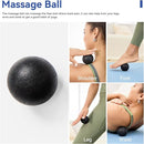 5 in 1 Foam Roller Set, High Density Foam Roller, Muscle Roller Stick, Massage Ball, Resistance Band for Physical Therapy & Deep Tissue Muscle Massage (Black) by CozyNest Decor