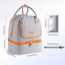 NCVI Breast Pump Bag for Spectra S1/S2, Breast Milk Cooler Travel Bag with Ice Pack, Double Layer Removable Breast Pump Backpack for Working Moms, Insulated Cooler Bag for Bottle & Nursing Essentials by TinyTreasures Baby Boutique