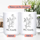 Personalized Deer Coffee Cup Gift For Family Friends Besties, Customized Name Deer Accent Coffee Mug, Awesome Animal Travel Mug Gift for Birthday Christmas, Deers White Ceramic Coffee Mug 11 15 Oz by TinyTreasures Baby Boutique