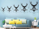 Personalized Deer Head Metal Sign | Christmas Deer | Custom Metal Deer Sign | Deer Antlers Sign | Outdoor Wall Decor | Last Name Sign | Deer Monogram | Wall Decor Rustic Home | Housewarming Gifts by CozyNest Decor