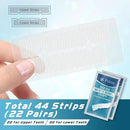 Teeth Whitening Strip 22 Treatments - Whitening Strips for Sensitive People, Fast Remove Smoking, Coffee, Wine Stains, Teeth Brightening Kit Pack of 44 Non-Slip Strips by CozyNest Decor