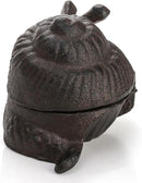 Cast Iron Key Hider, Snail Hide-a-Key Holder, Outside Spare Key Hider Figurine, Small Snail Garden Statues Ornament, Decorative Jewelry Trinkets Box for Ear Studs Rings Paper Clips by GreenHaven Gardens
