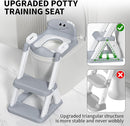 Potty Training Seat for Toddlers, 2 in 1 Potty Training Toilet with Anti-Slip Pad Step Stool, Toddler Toilet Seat for Boys and Girls by TinyTreasures Baby Boutique