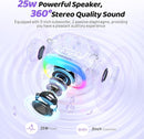 SUDOTACK Mini Karaoke Machine for Kids, Portable Bluetooth Karaoke Speaker with 2 Wilreless Microphones with LED Lights, Birthday Kids Toys Gifts for Girls 4, 5, 6, 7, 8, 9, 10 +Year Old-Purple(KM100) by TinyTreasures Baby Boutique