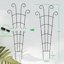 30 Inch Plant Trellis Indoor for Potted Plants 3 Pack Indoor Plant Trellis for Climbing Plants Stackable Houseplant Trellis Metal Garden Pot Trellis for Vine Ivy Support(30inch Black) by GreenHaven Gardens