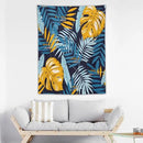 ICMOLYYENLO Palm Leaf Tapestry Wall Hanging, Tropical Leaves Plant Jungle Green Hawaiian Art Home Decor for Guest Bedroom Living Room Dormitory 40x60 Inch by CozyNest Decor