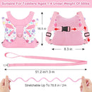 Accmor Toddler Harness Leash, Cute Butterfly Kids Leash + Anti Lost Wrist Link for Outdoor Travel, Adorable Child Walking Harness Wristband Assistant Strap Belt Keep Kids Close for Baby Boys Girls by TinyTreasures Baby Boutique