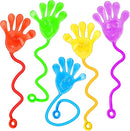 24 PCS Sticky Hands for Kids Party Favors Treat Gift Egg Filler Goodie Bag Stuffer Treasure Box Toy Classroom Carnival Prizes Student Mini Bulk Pinata Slap Hand Sensory Fidget Stretchy Toy Halloween by TinyTreasures Baby Boutique