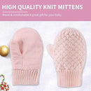Baby Knit Mittens Toddler Boys Girls Gloves Winter Infant Newborn No Scratch Mitten 0-3 Years by TinyTreasures Baby Boutique