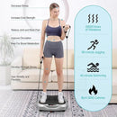AXV Vibration Plate Exercise Machine Whole Body Workout Vibrate Fitness Platform Lymphatic Drainage Machine for Weight Loss Shaping Toning Wellness Home Gyms Workout by CozyNest Decor