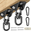 Heavy Duty Swing Hangers for Wooden Sets 2000 LB Capacity Hammock Hanger 360 Swivel Stainless Steel Swing Hardware Accessories 2 Packs for Porch Playground Yoga Heavy Bag by TinyTreasures Baby Boutique