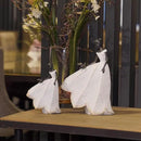 Guichifun Fairy Statue Collection Home Decoration - White Leaf Angel Girls Resin Living Room Bookshelf Decor Garden Outdoor Bathroom Decorations Figurines Gift 5.5 x 3.25 x 8 Inch by CozyNest Decor