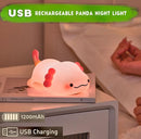 DREAMING MY DREAM Cute Axolotl Night Light, LED Squishy Novelty Animal Night Lamp, 3 Level Dimmable Nursery Nightlight for Breastfeeding Toddler Baby Kids Decor, Cool Gifts Kids (Axolotl) by TinyTreasures Baby Boutique