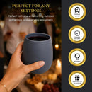 Unbreakable Silicone Stemless Wine Glassware | Set of 4 by The Wine Savant