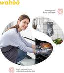 wahoo Liquid Silicone Smoker Oven Gloves, Food-Contact Grade, Heat Resistant Gloves for Cooking, Grilling, Baking, Grey, Medium by GreenHaven Gardens