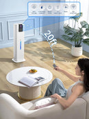 8L Smart Humidifiers for Bedroom Large Room, 2.1Gal Cool Mist Top Fill Diffuser Ambient Light, App & Remote Control, 3 Mist Modes, Quiet Humidifier for Home Office Plant (White) by TinyTreasures Baby Boutique