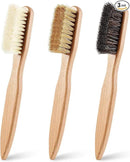 3 Pcs Wood Laundry Stain Brush Stain Remover Brushes with Boar Bristle Small Stain Brush for Clothes for Scrubbing Stains from Furniture Fabric Leather(3 Pcs C) by CozyNest Decor