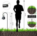 FEED GARDEN Adjustable 32 Inch Small Shepherd Hooks for Outdoor, Garden Hooks for Lanterns, Shepard Hooks for Hanging Plants, Bird Feeders, Solar Lights, Mason Jars, Weddings Decor,1 Pack by GreenHaven Gardens