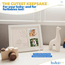 Bubzi Co Baby Footprint Kit, Baby Foot and Hand Print Kit, Baby Keepsake Frame, Nursery Pictures Frames, Hand Print Mold Kit, New Mom Gifts, Baby Newborn Essentials Must Haves, Baby Shower Gifts by TinyTreasures Baby Boutique
