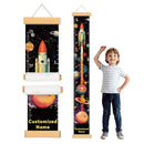 Personalized Name Kids Growth Chart for Wall, Rocket Premium Canvas Removable Height Chart for Kids, Height Measurement for Wall, Height Chart for Kids & Babies, Kids Nursery Decor by TinyTreasures Baby Boutique