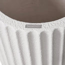 Classic Roman Column Style Planter | 20" Tall | Black & White Options | Ideal for Entrance & Living Room Corner | Durable Fiberglass Composite by CozyNest Decor