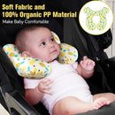 KAKIBLIN Baby Travel Pillow, Upgraded Baby Neck Pillows for Car Seat Toddler Head and Neck Support Pillow,Support Pillows for Car Seat, Pushchair,Travel (Pineapple) by TinyTreasures Baby Boutique