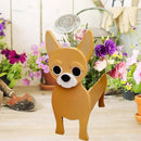 Chihuahua Dog Planter Plant Pots,Cute Garden Dog Flower Planter,Large Dog Planters Birthday Gifts for Women,Office,Indoor/Outdoor Decor（9.84 * 7.48 * 17in） by GreenHaven Gardens