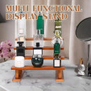 4 Tier Wooden Display Riser Stand Perfume Organizer, Dessert Table Display Set, Solid Wood Food Display Stands for Party, Bamboo Rustic Solid Wood Shelf for Cupcakes, Perfume, Cologne, Spiece by CozyNest Decor