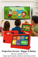10.1 Inch Kids Tablet with Shockproof Case | Android 14, 64GB+8GB RAM, 12H Battery | Parental Control, Google Kids Space & Preloaded Educational Apps | WiFi 6, HD Display, Ages 3-12 by TinyTreasures Baby Boutique