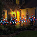 Solar 4th of July Decorations Outdoor Lights, 4-in-1 8 Modes Red White and Blue Star Stake Lights, Waterproof Solar Patriotic Decorations Outdoor for Fouth of July Memorial Day Yard Pathway Grave by GreenHaven Gardens