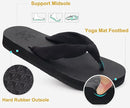 KuaiLu Flip Flops for Women with Arch Support Yoga Mat Comfortable Summer Beach Walking Thong Cushion Sandals Slip On Indoor Outdoor by TinyTreasures Baby Boutique