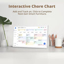 Dragon Touch 24 inch Digital Calendar Chore Chart – Interactive Touchscreen, Smart Family Planner, Hearth Display Desk Digital Calendar Seamless Scheduling by TinyTreasures Baby Boutique