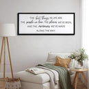 The Best Things in Life Framed Wall Art, 32''×12'' Rustic The Best Things in Life Sign for God Jesus Christ Prayer, Horizontal Holy Inspirational Family Home Decor by CozyNest Decor