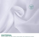 Surmente White Tablecloth for Round Tables, 70-inch Round Table Cloths for Weddings, Banquets, or Restaurants by CozyNest Decor