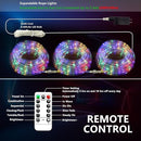 132FT Rope Lights for Outside,2 Pack 66FT Connectable String Lights Outdoor Waterproof IP67,8 Modes 400 LEDs Rope Lighting for Garden,Party,Indoor Bedroom,Christmas Eaves Decor,Coloured by TinyTreasures Baby Boutique