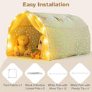 INFANS Kids Bed Tent with Glow in The Dark, Portable Children Playhouse Privacy Space Twin with Mat Star Light Double Net Curtain, Indoor Outdoor Princess Tents Castle for Boys Girls by TinyTreasures Baby Boutique